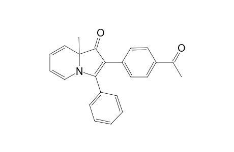 2-(4-acetylphenyl)-8a-methyl-3-phenylindolizin-1(8aH)-one