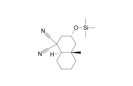 3-ALPHA,4A-BETA,8A-BETA)-4A-METHYL-3-TRIMETHYLSILYLOXY-OCTAHYDRONAPHTHALENE-1,1(2H)-DICARBONITRILE