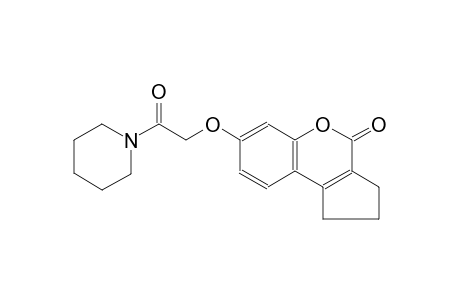 cyclopenta[c][1]benzopyran-4(1H)-one, 2,3-dihydro-7-[2-oxo-2-(1-piperidinyl)ethoxy]-