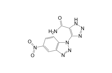 4-[5-NITRO-BENZOTRIAZOL-1-YL]-5-CARBOXAMIDO-1,2,3-TRIAZOLE