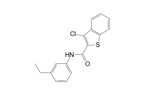 3-chloro-N-(3-ethylphenyl)-1-benzothiophene-2-carboxamide