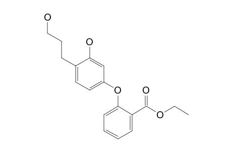 2-[3-Hydroxy-4-(3-hydroxypropyl)phenoxy]benzoic acid ethyl ester