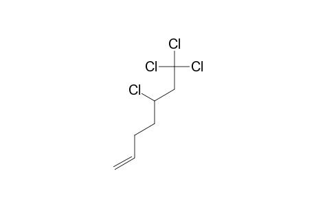 5,7,7,7-Tetrachloro-1-heptene