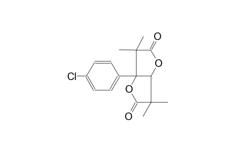 3a-(4-Chloro-phenyl)-3,3,6,6-tetramethyl-tetrahydro-furo[3,2-b]furan-2,5-dione