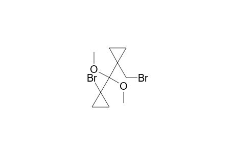 1'-Bromocyclopropyl 1'-(bromomethyl)cyclopropyl ketone dimethyl acetal