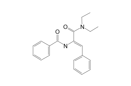 N-(1-Diethylcarbamoyl-2-phenyl-vinyl)-benzamide