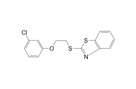 2-(1,3-Benzothiazol-2-ylsulfanyl)ethyl 3-chlorophenyl ether