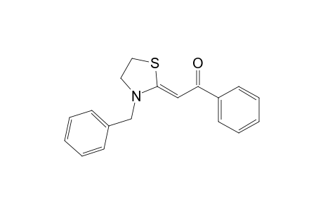 (Z)-2-(3-Benzylthiazolidin-2-ylidene)-1-phenylethanone