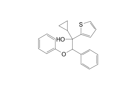 1-Cyclopropyl-2-phenoxy-2-phenyl-1-(thiophen-2-yl)ethanol