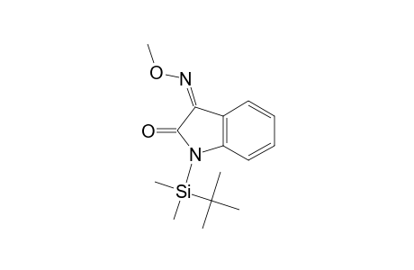 (3Z)-1-[tert-Butyl(dimethyl)silyl]-1H-indole-2,3-dione 3-(O-methyloxime)