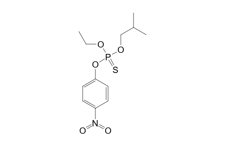 phosphorothioic acid, O-ethyl O-isobutyl O-p-nitrophenyl ester