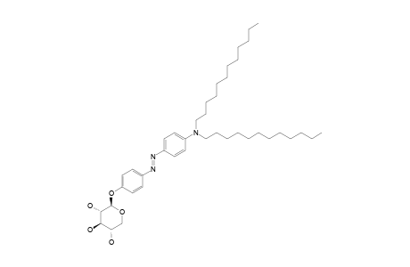 4-(4'-N,N-DIDODECYLAMINOPHENYLAZO)-PHENYL-BETA-D-XYLOPYRANOSIDE