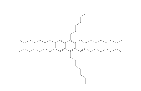 2,3,6,7,9,10-Hexaheptylanthracene