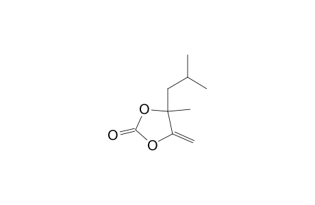 4-Isobutyl-4-methyl-5-methylene-1,3-dioxolan-2-one