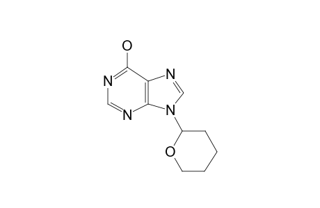 6-Hydroxy-9-[tetrahydro-2H-pyran-2-yl]-9H-purine