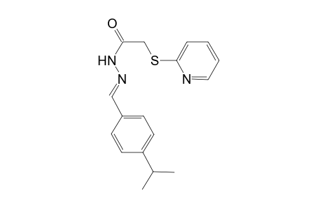 N'-[(E)-(4-isopropylphenyl)methylidene]-2-(2-pyridinylsulfanyl)acetohydrazide