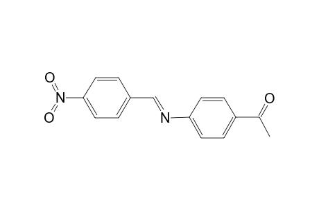 1-(4-([(E)-(4-Nitrophenyl)methylidene]amino)phenyl)ethanone