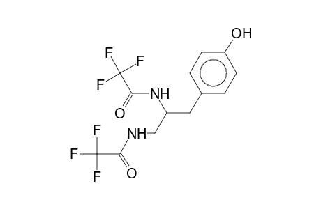 2,2,2-Trifluoro-N-[3-(4-hydroxy-phenyl)-2-(2,2,2-trifluoro-acetylamino)-propyl]-acetamide