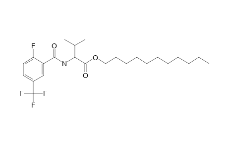 L-Valine, N-(2-fluoro-5-trifluoromethylbenzoyl)-, undecyl ester