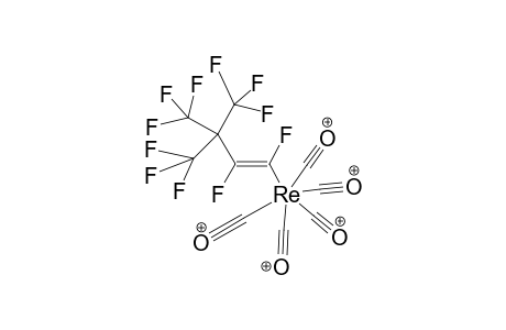 Rhenium[(Z)-1,2-difluoro-3,3,3-tri(trifluoromethyl)propene]pentacarbonyl complex