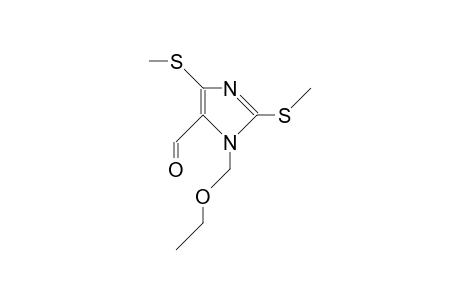 1-Ethoxmethyl-2,4-bis(methylthio)-imidazole-5-carbaldehyde