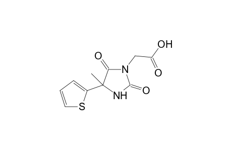 2,5-dioxo-4-methyl-4-(2-thienyl)-1-imidazolidineacetic acid