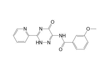 Benzamide, N-[2,5-dihydro-5-oxo-3-(2-pyridinyl)-1,2,4-triazin-6-yl]-3-methoxy-