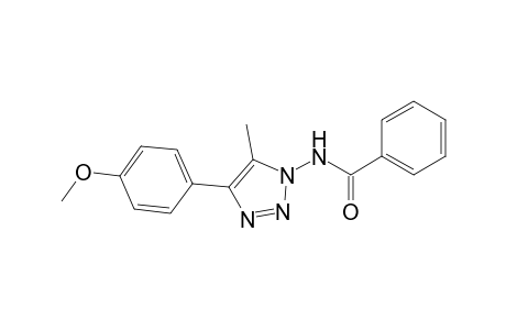 N-[4-(4-methoxyphenyl)-5-methyltriazol-1-yl]benzamide