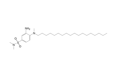 3-amino-N,N-dimethyl-4-(methyloctadecylamino)benzenesulfonamide