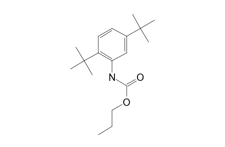 2,5-di-Tert-butylaniline, N-(N-propyloxycarbonyl)-