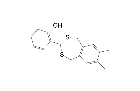 2-(7,8-Dimethyl-1,5-dihydro-2,4-benzodithiepin-3-yl)phenol
