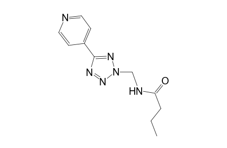 Butanamide, N-[[5-(4-pyridinyl)-2H-1,2,3,4-tetrazol-2-yl]methyl]-