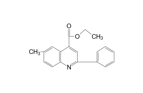 6-methyl-2-phenylcinchoninic acid, ethyl ester