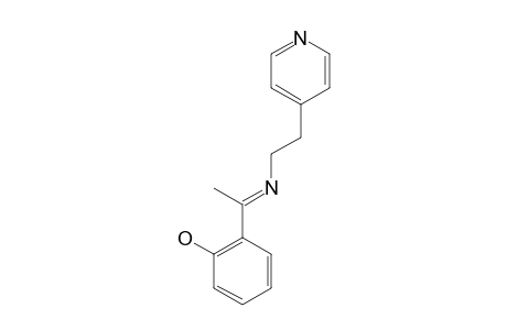 o-{N-[2-(4-pyridyl)ethyl]acetimidoyl}phenol