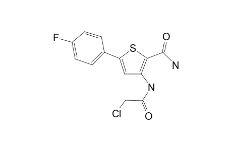 Thiophene-2-carboxamide, 3-chloroacetylamino-5-(4-fluorophenyl)-