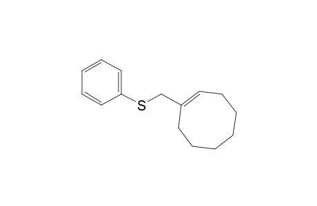 Cyclooctene, 1-[(phenylthio)methyl]-, (E)-