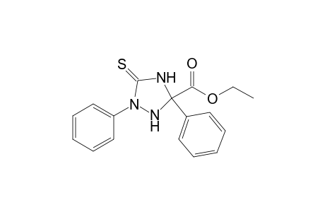 5-Ethoxycarbonyl-2,5-diphenyl[1,2,4]triazolidine-3-thione