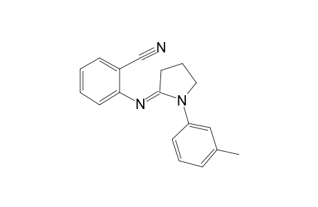 Benzonitrile, 2-[1-(3-methylphenyl)-2-pyrrolidinylideneamino]-