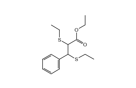 alpha,beta-BIS(ETHYLTHIO)HYDROCINNAMIC ACID, ETHYL ESTER