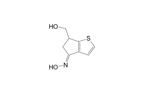 (+/-)-(4-HYDROXYIMINO-5,6-DIHYDRO-4H-CYCLOPENTA-[B]-THIEN-6-YL)-METHANOL