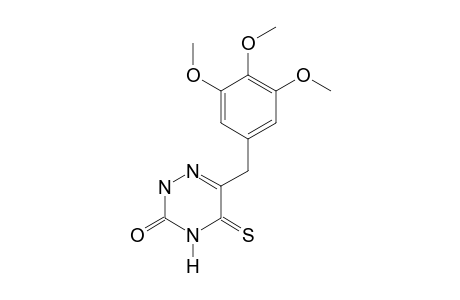 5-thio-6-(3,4,5-trimethoxybenzyl)-as-triazine-3,5(2H,4H)-dione