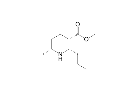 Methyl (2S,3S,6R)-6-methyl-2-propylpiperidine-3-carboxylate