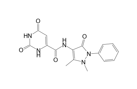 N-(1,5-dimethyl-3-oxo-2-phenyl-2,3-dihydro-1H-pyrazol-4-yl)-2,6-dioxo-1,2,3,6-tetrahydro-4-pyrimidinecarboxamide