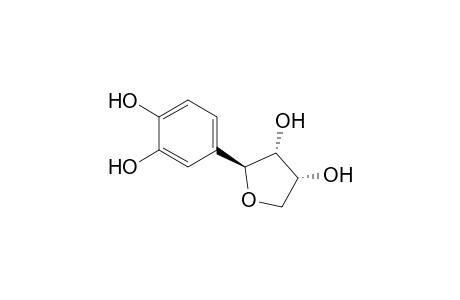 (-)-(2S,3R,4R)-2-(3',4'-dihydroxyphenyl)tetrahydrofuran-3,4-diol