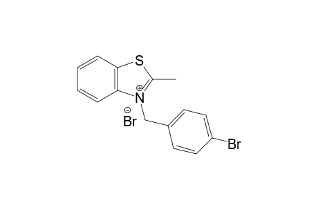 3-(4-Bromobenzyl)-2-methylbenzo[d]thiazol-3-ium bromide