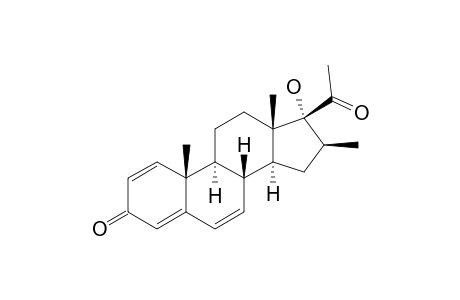 17-ALPHA-HYDROXY-16-BETA-METHYL-PREGNA-1,4,6-TRIENE-3,20-DIONE