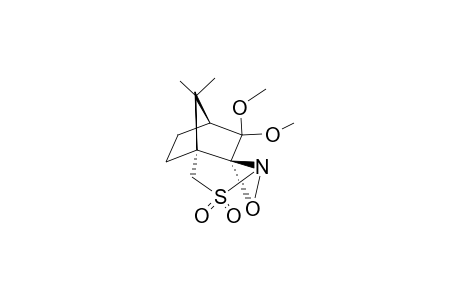 (4A-S,8A-R)-8,8-DIMETHOXY-9,9-DIMETHYL-5,6,7,8-TETRAHYDRO-4H-4A,7-METHANO-OXAZIRINO-[3,2-I]-[2,1]-BENZISOTHIAZOLE-3,3-DIOXIDE