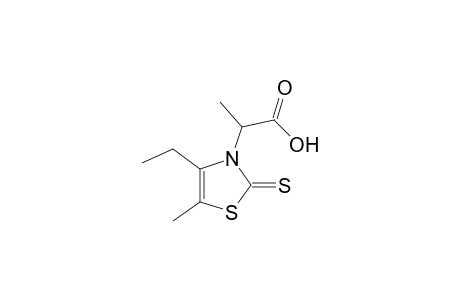 alpha,5-dimethyl-4-ethyl-2-thioxo-4-thiazoline-3 acetic acid