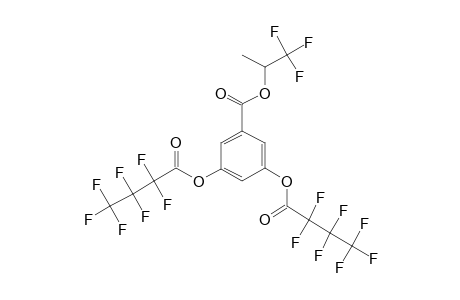 3,5-Dihydroxybenzoic acid, o,o'-bis(heptafluorobutyryl)-, 1,1,1-trifluoro-2-propyl ester