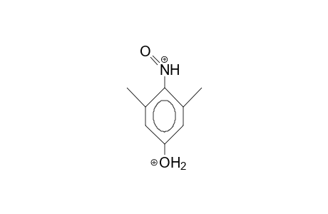 4-Hydroxy-2,6-dimethyl-nitroso-benzene dication